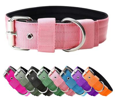 China Wholesale custom adjustable high quality tactical nylon premium dog collar for sale