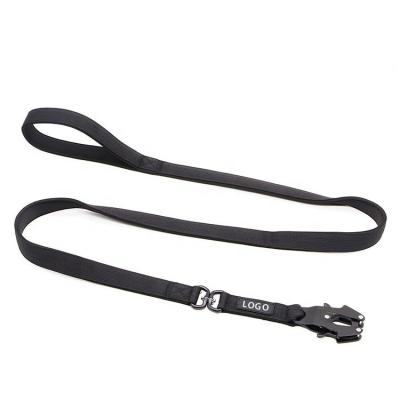 China Stocked Adjustable Tactical Dog Advance Military Bungee Training Dog Leash for sale