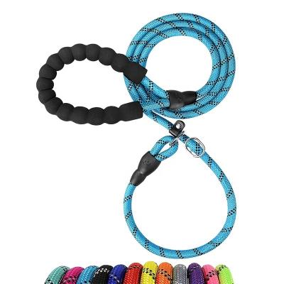 China Hot Selling Reflective Soft Padded Dog Amazon Handle Rope Lead Dog Leash for sale