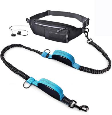 China Wholesale China Smart Dog Hands Strap Free Retractable Nylon Dog Bungee Leash for sale