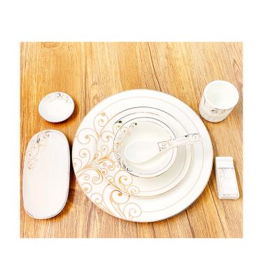 China Viable Made In China Build Rational Ceramic Dishes Sets Dinnerware for sale