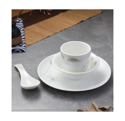 China Viable Wholesale Customize Dinnerware Sets Dinnerware Gold Dinnerware Set for sale