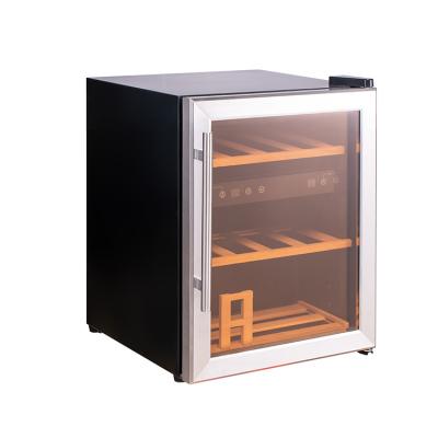 China Hotel DONGHU 2022 Hot Sale 230V Modern Electric Wine Cooler Stainless Steel Wine Fridge Single-Zone for sale