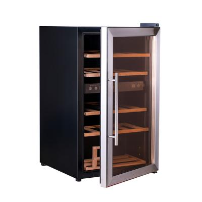 China Wholesale Electric Refrigerator Wine Cooler Hotel Factory Adjustable Temperature Wine Cooler With Fan Cooling System for sale