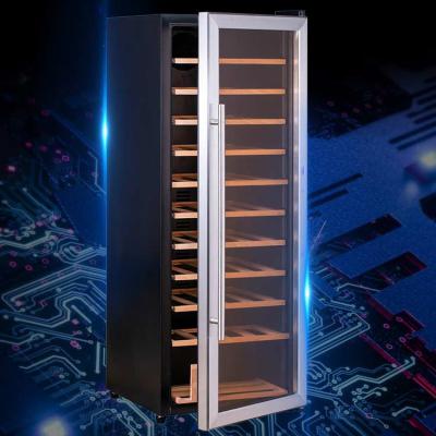 China DONGHU Hotel Factory Custom Wine Refriger High Quality Wine Door Cellar Refrigerators Built in Wine Cooler for Home for sale