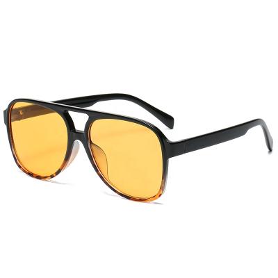 China Oversized Vintage Sunglasses Women UV400 Glass PC Sun Glasses Women Men Sun Glasses Fashion Sun Glasses for sale