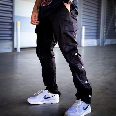 China Streetwear Black Custom Logo Joggers Outdoor Mens Breathable Pants And Trousers for sale