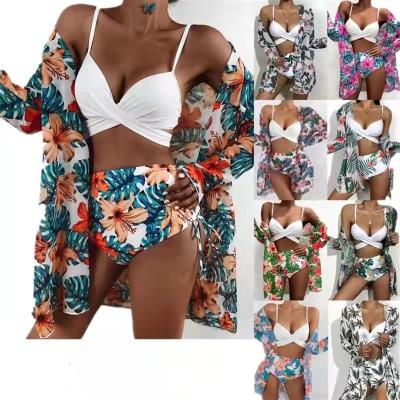 China Breathable Brazilian Swimwear Cover Up Three Piece Bikini Set Monki Swimwear Swimwear Bikini Set for sale