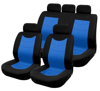 China New Geometric Design Car Seat Protector Cover Full Set Fabric Car Accessories Universal Seat Covers for sale