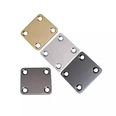 China Aluminum Custom Metal Polished Guitar Neck Plate for sale