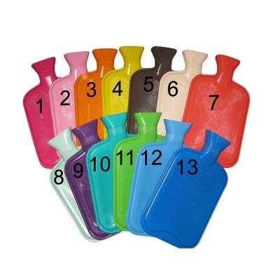 China Factory Direct Sale Of Natural Rubber Customized Colorful Rubber Hot Water Bottle for sale