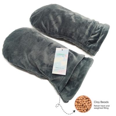 China Plush Feet And Hands Microwave Heat Pack For Relaxing And Warm Reusable for sale