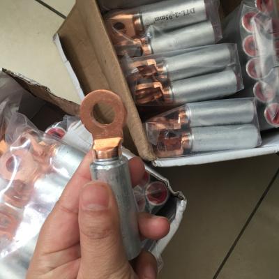 China Copper Aluminum Terminal And Lead Wire Connecting Cable DTL35mm Copper Hook for sale