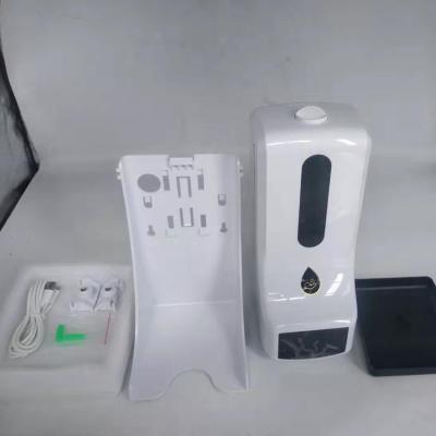 China Foam Wall Mounted Automatic Soap Dispenser 1000ml Liquid Soap Dispenser With Bracket And Voice Broadcast for sale