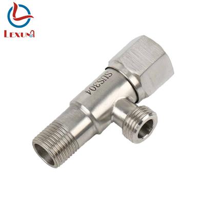 China Home Kitchen Stainless Steel Water Control Brass Toilet Pressure Reducing Reduce Control Cock Ball Price Angle Valve for sale