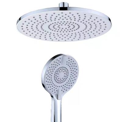 China With Matte Thermostatic Black Bathroom Chrome Shower Heads Shower Heads Faucet Mixer Set for sale