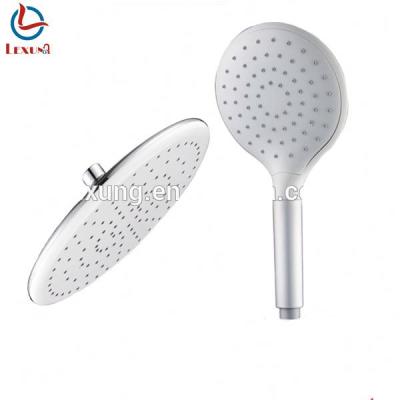 China Handheld Diverter Waterless Saving Overhead Shower Set for sale