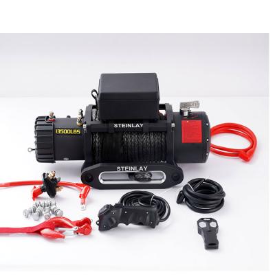 China 4x4 electric pair of Steinlay AUTOMATIC off-road electric winches for sale 12000lbs 12v for sale