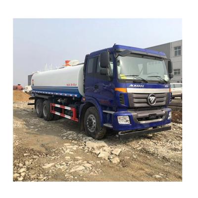 China 6x4 stainless steel foton water truck with stainless steel tank for sale