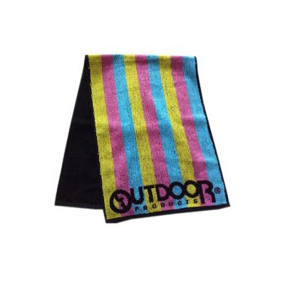 中国 Outdoor Customized 100 Cotton jacquard sports gym fitness Hand Towels For adults 販売のため