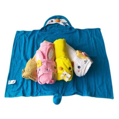 中国 Durable Comfortable  Infant Hooded Towel Square All-Season 350gsm 販売のため