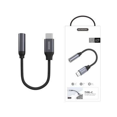 China Hot Selling Mobile Phone/Laptop/Car/Game Player Accessories Mobile Type C to USB AUX Adapter. C Jack Earphone Audio 3.5mm Earphone Cable for sale