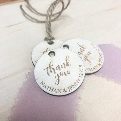 China Wedding Custom Thank You Tag Wedding Gift Tags for sale