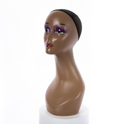 China With Wig Mannequin Head For Wig Making 21/22/23/24 Inch Canvas Model Head for sale