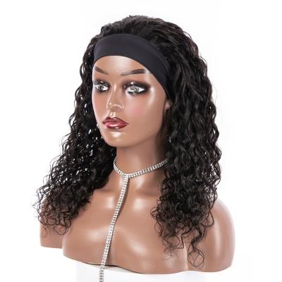 China With Band Wholesale Ice Silk Wig Hair Wig Display Mannequin Heads With Shoulders for sale