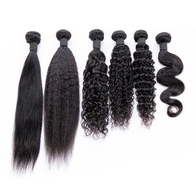 China Cheap Brazilian Remy Human Hair Weave Bundles Silky Straight Virgin 8-40 Inch Unprocessed Brazilian Hair Bundles 100% for sale