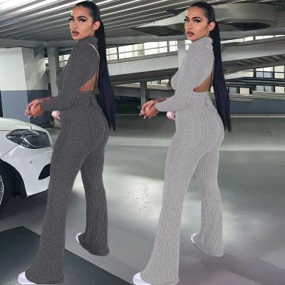 China Anti Pilling Anti Pilling Women Salon Wear Sets Solid Color Yoga Fitness Pants 2 Piece Salon Women Crop Top Jogger Set 2021 Causal Two Piece Sets for sale