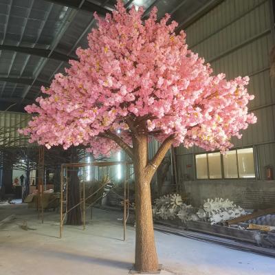 China Artificial Flower Tree Eco-Friendly Cherry Blossom Tree Faux Cherry Tree For Decor for sale