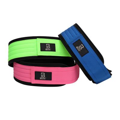 China Custom Breathable Elastic Back Support Fitness Gym Belt Weightlifting Belt For Men Weightlifting Belt Lever Buckle for sale