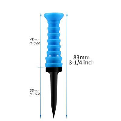 China Golf course factory direct sales golf club accessories outdoor products rubber protection soft top plastic golf tee for sale