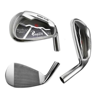 China New Price Golf Iron Head Steel Custom Logo Planned Golf Clubs Casting Irons for sale