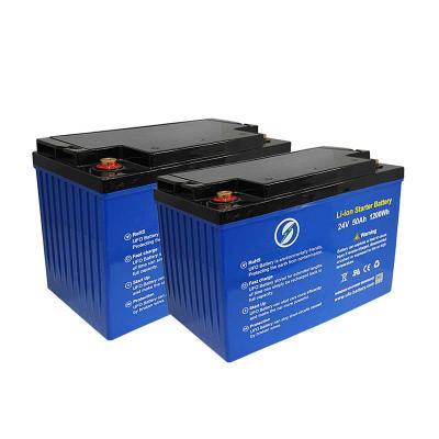 China Solar Home Appliances LiFePO4 Deep Cycle 24V 50Ah Lithium Battery Battery Pack for sale