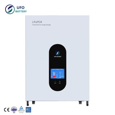 China With touch screen 10kwh 48v wall mount 48V 200Ah lithium battery for home, for sale