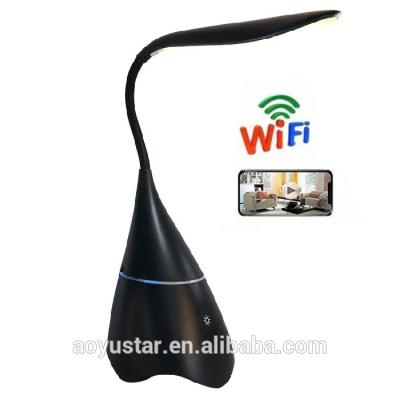 China CCTV Vandal Proof Security Hidden Camera Spy HD 1080P Mini Led Camera Wifi IP Table Lamp Camera Light Wireless for sale