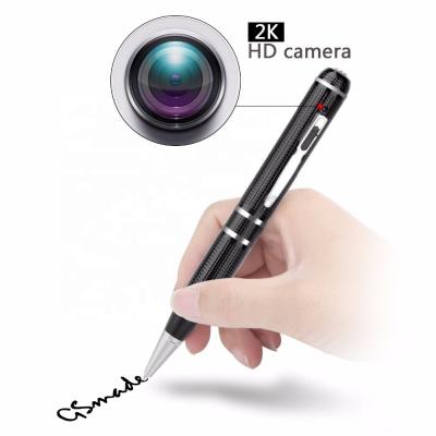 China Newest Full 2k Spy Pen Camera With Night Vision Video Camera Pen 16GB Hidden HD Vandal Proof Video Recording for sale