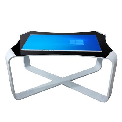 China 43 Inch Indoor Smart Digital Interactive Awards Object Recognition Restaurants Multi Touch Screen Cafe Dining Table For Education for sale