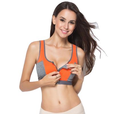 China Seamless Sports Bra Women Double Layer Fitness Gym Yoga Shockproof Running Bra Push Up Padded Sports Women Sports Bra Top for sale