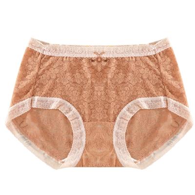 China Breathable factory direct sales new girls lace up briefs hot panties women waistband thong Low-waist pants hip-up lace girls underwear lace for sale