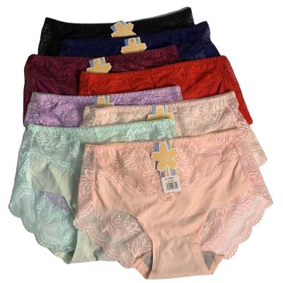 China New Spring Factory Outlet Summer Cotton Ladies Panties Women Breathable Lace Underwear for sale