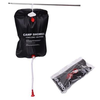 China Shop Folding Water PVC Sports Outdoor Camping Outdoor Shower Water Bag Travel Shower Bag for sale