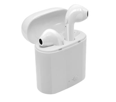 China best quality portable earphone i7s earphone wireless earphone with charging box for sale