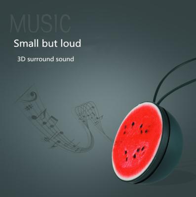 China Version 4.2 Wireless Portable Fruit Radio 400mAh Small And Outdoor Mini Stereo Wireless Speaker Indoor for sale