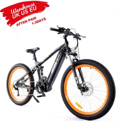 China New Arrival 48v 500W Bafang Mid Emtb Aluminum Alloy Frame Disc Brakes 2022 Hydraulic Electric Bicycle BAFANG Drive For Adults for sale