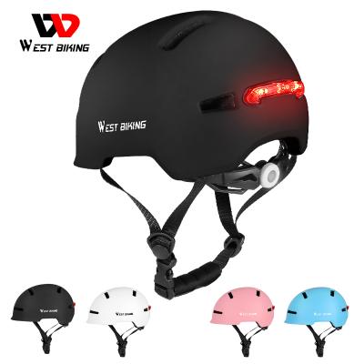 China Manufacturer Durable Professional Bike Helmet Recycling Helmet For Adult Cycling With Tail Light Bicycle Safety Bicecle Helmet for sale