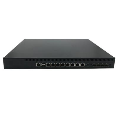 China Firewall PC Software Router Intel H87 8GbE 1U LAN Firewall Rackmount PC with 4 x GbE/10GbE SFP, 1 x RS232 Console Port for sale