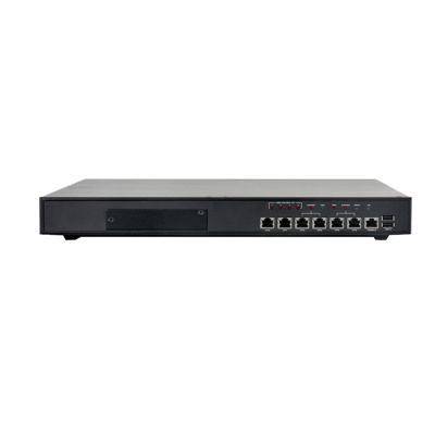 China 1 U Intel H61/B65 network chassis rackmount support with 1 x PCIE x8, 2 x COM, 6*LAN port AMNPC-8118 for sale